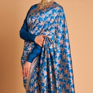 Banarasi Mashru Katan Silk Saree